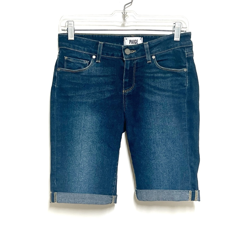 Paige Jax Denim Bermuda Jean Shorts in Amara Women’s Sz 26 - Picture 5 of 7